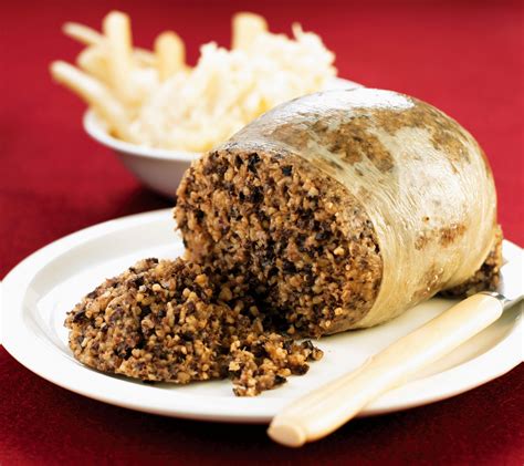 Haggis is a savoury pudding made with a mix of sheep's offal, also known as ‘pluck’ where the heart, liver, and lungs are chopped, then mixed with oats, onions, suet, …